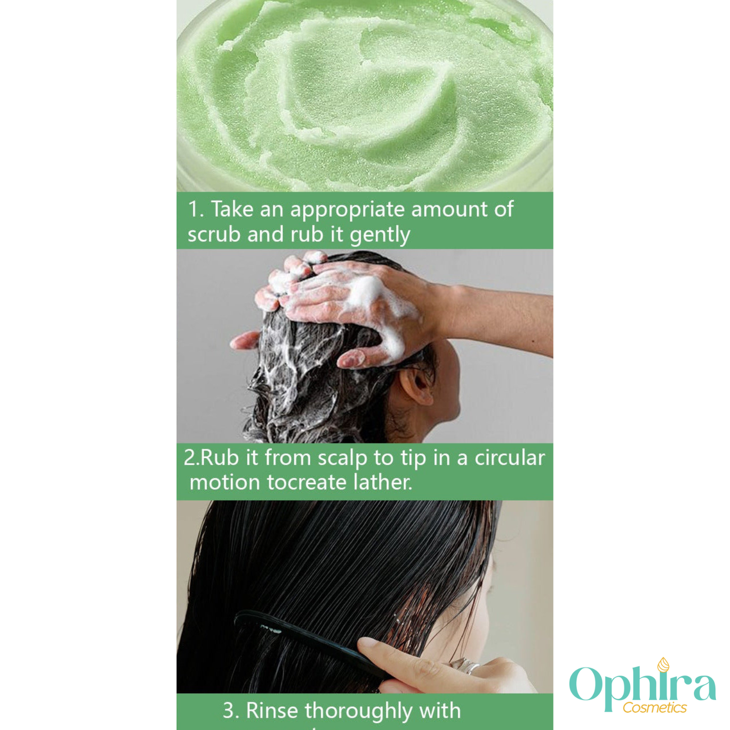 Rosemary Hair Scrub β Deep Moisturizing & Scalp Renewal