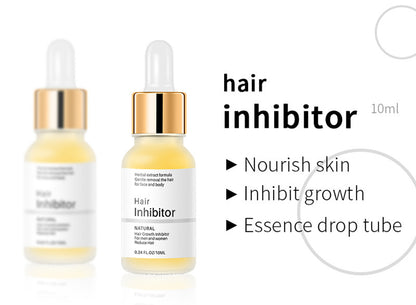 Depilatory Solution – Hair Inhibitor Serum (Mild Formula, 10ml Dropper Bottle)