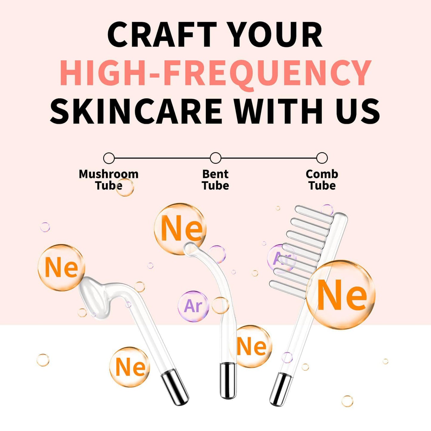 Electric High-Frequency Therapy Device – Wireless High Wave Electrotherapy Rod (1 Set)