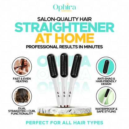 Electric Hair Straightener Comb – Straighten, Smooth & Style with Ease