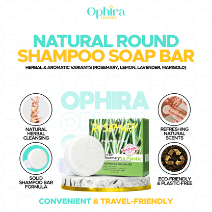 Rosemary Oil in Shampoo Bar Soap – Hydrating & Itch-Relief Scalp Care