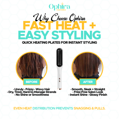 Electric Hair Straightener Comb – Straighten, Smooth & Style with Ease