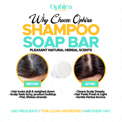 Rosemary Oil in Shampoo Bar Soap – Hydrating & Itch-Relief Scalp Care