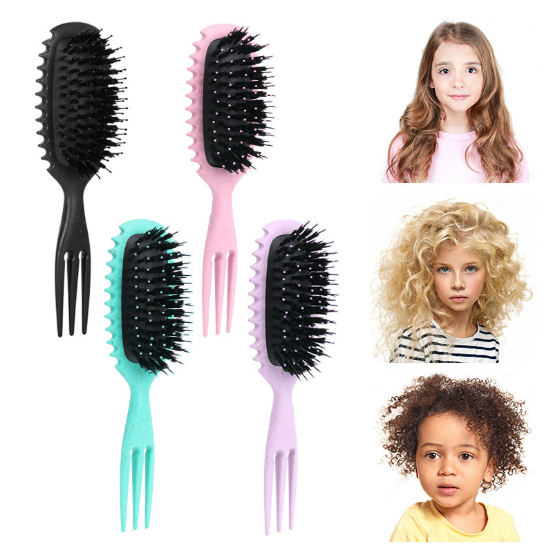 Three-Fork Curly Hair Massage Wave Air Cushion Comb
