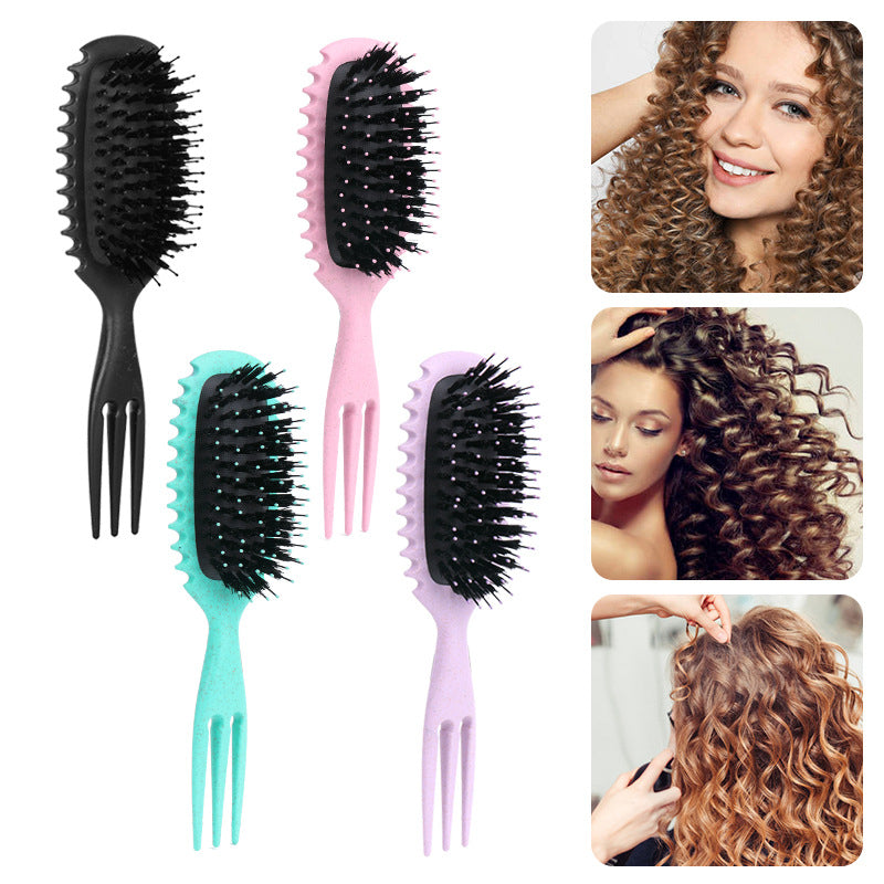 Three-Fork Curly Hair Massage Wave Air Cushion Comb