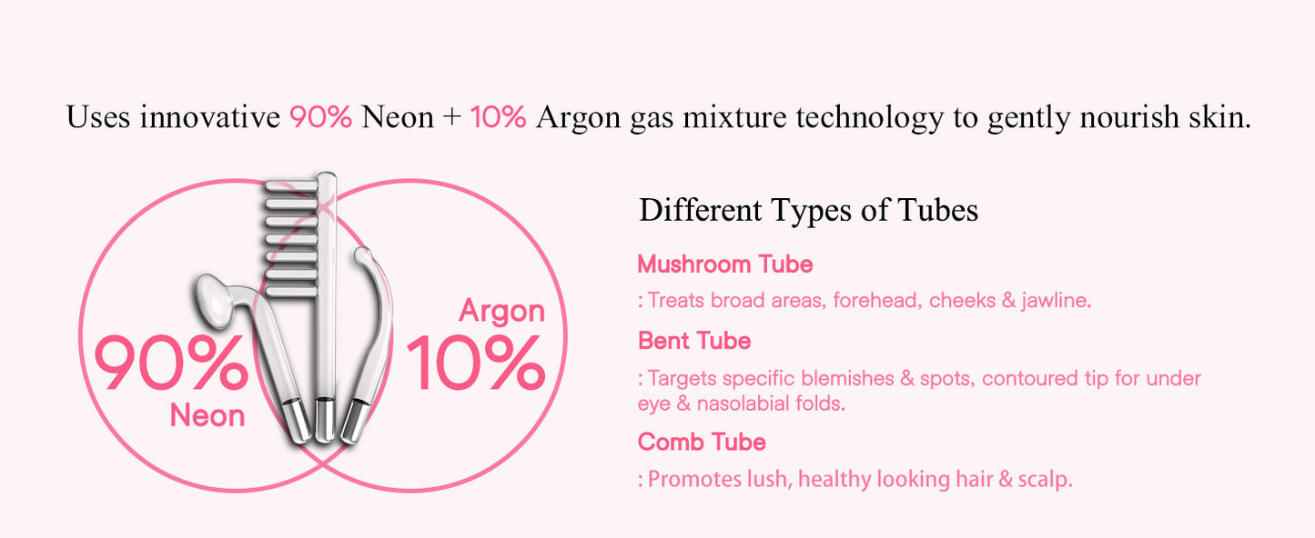 Electric High-Frequency Therapy Device – Wireless High Wave Electrotherapy Rod (1 Set)